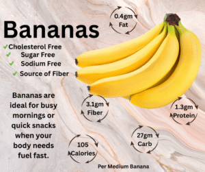 Bananas are ideal for busy mornings or quick snacks when your body needs fuel fast.