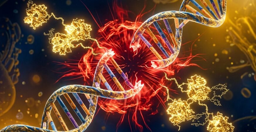 DNA_double_helix_mid-break