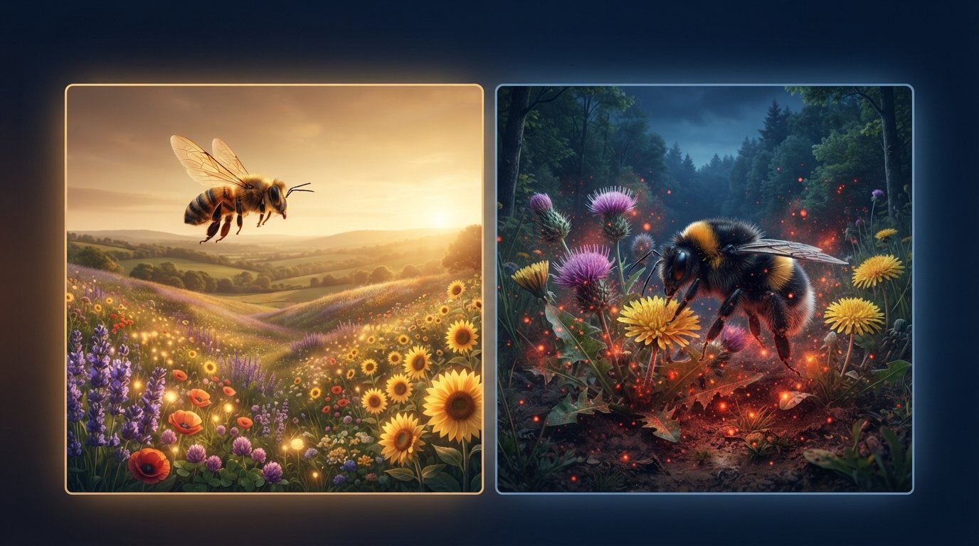 Bumblebees Are Far More Vulnerable To Toxic Pollution Than Honeybees