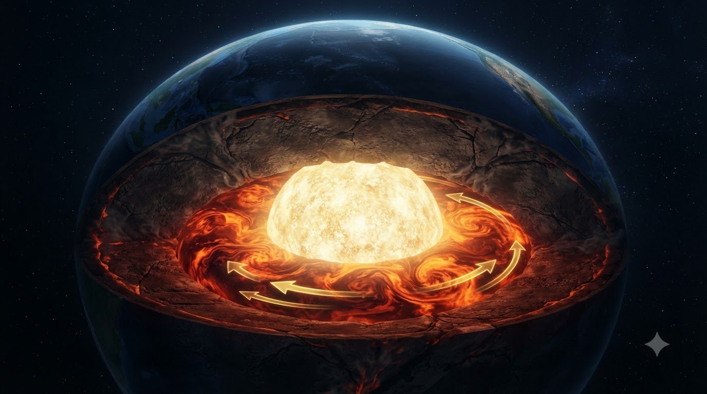 🔬 Satellites Just Revealed That Earth's Deep Interior Is Far More Unpredictable Than Scientists Thought